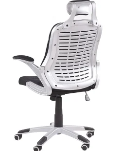 Beliani Tyotuoli Verkkokangas Musta Premier Cheap