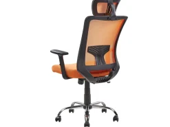 Beliani Tyotuoli Verkkokangas Oranssi Noble Online