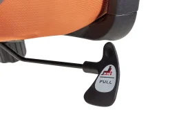 Beliani Tyotuoli Verkkokangas Oranssi Noble Online