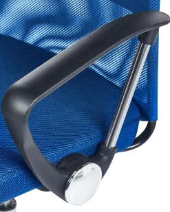 Beliani Tyotuoli Verkkokangas Sininen Design Cheap