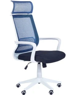 Beliani Tyotuoli Verkkokangas Sininen Leader Hot