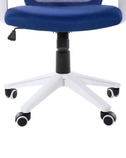 Beliani Tyotuoli Verkkokangas Tummansininen Relief Store