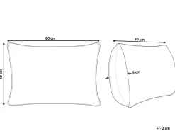 Beliani Tyyny Polyesteritayte Korkea 40 X 80 Cm Mana Cheap