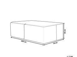 Beliani Ulkokalusteiden Suojapeite 205 X 70 X 35 Cm Chuva Online