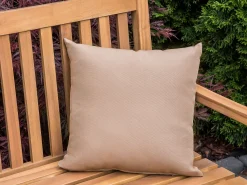 Beliani Ulkokoristetyyny Hiekanruskea 40 X 40 Cm 2 Kpl Palairos Clearance