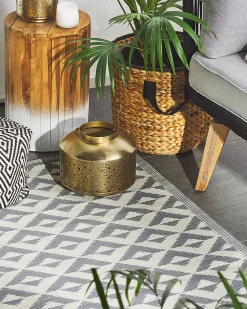 Beliani Ulkomatto Harmaa 120 X 180 Cm Bihar Cheap