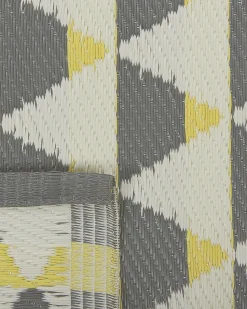 Beliani Ulkomatto Harmaa/Keltainen 120 X 180 Cm Hisar Cheap