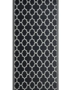 Beliani Ulkomatto Kaksipuolinen Musta 90 X 180 Cm Surat Best