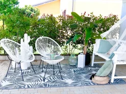 Beliani Ulkomatto Kaksipuolinen Musta 120 X 180 Cm Kota Store