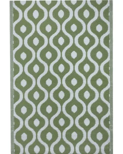 Beliani Ulkomatto Kaksipuolinen Tummanvihrea 120 X 180 Cm Pune Flash Sale