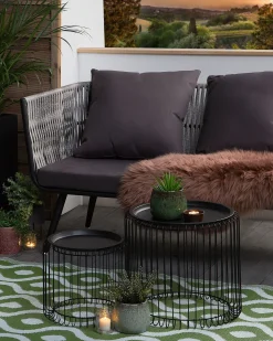 Beliani Ulkomatto Kaksipuolinen Tummanvihrea 120 X 180 Cm Pune Flash Sale