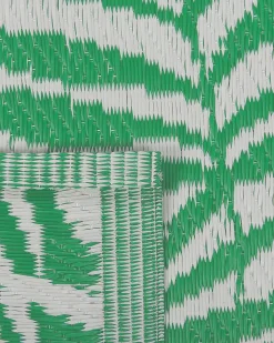 Beliani Ulkomatto Kaksipuolinen Vihrea 60 X 105 Cm Kota Cheap