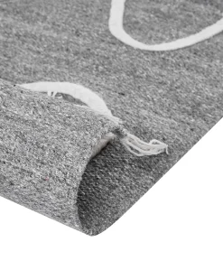 Beliani Ulkomatto Kangas Harmaa 140 X 200 Cm Yavu Best Sale