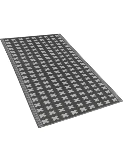 Beliani Ulkomatto Musta 90 X 180 Cm Rohtak New