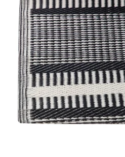 Beliani Ulkomatto Musta/Beige 160 X 230 Cm Mansa Shop