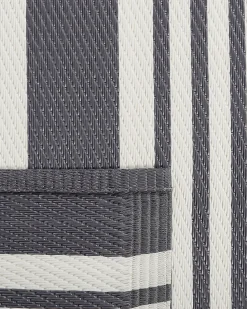 Beliani Ulkomatto Musta/Vaaleanharmaa 120 X 180 Cm Delhi Online