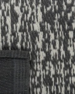 Beliani Ulkomatto Musta/Valkoinen 120 X 180 Cm Ballari New