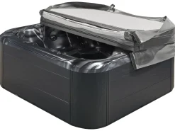 Beliani Ulkoporeallas Led-Valot Grafiitinharmaa 200 X 200 Cm Lastarria Cheap