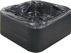 Beliani Ulkoporeallas Led-Valot Grafiitinharmaa 200 X 200 Cm Lastarria Cheap