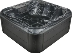 Beliani Ulkoporeallas Led-Valot Grafiitinharmaa 200 X 200 Cm Lastarria Cheap