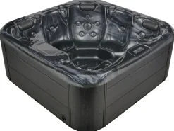 Beliani Ulkoporeallas Led-Valot Grafiitinharmaa 200 X 200 Cm Lastarria Cheap