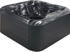 Beliani Ulkoporeallas Led-Valot Grafiitinharmaa 200 X 200 Cm Lastarria Cheap