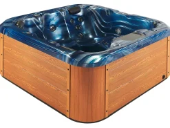 Beliani Ulkoporeallas Led-Valot Sininen 200 X 200 Cm Lastarria Flash Sale