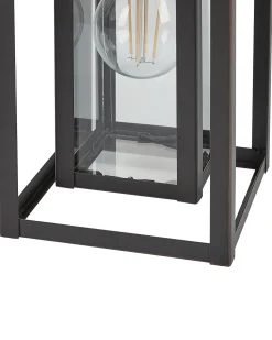 Beliani Ulkoseinavalaisin Musta Almond Cheap