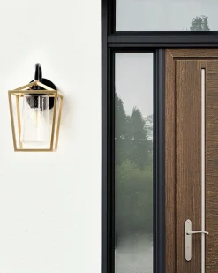 Beliani Ulkoseinavalaisin Rauta Kulta/Musta Ordie Cheap