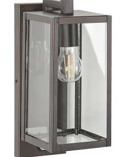 Beliani Ulkoseinavalaisin Rauta Musta Megget Online