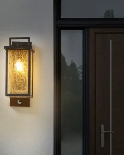 Beliani Ulkoseinavalaisin Rauta Musta Gala Outlet