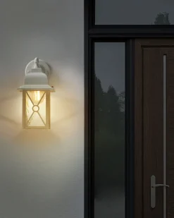 Beliani Ulkoseinavalaisin Valkoinen Findon Cheap