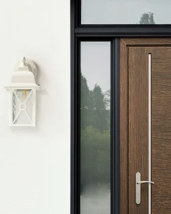 Beliani Ulkoseinavalaisin Valkoinen Findon Cheap