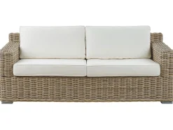 Beliani Ulkosohva Rottinkinen Vaalea Ardea Shop