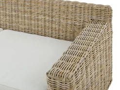 Beliani Ulkosohvasetti Rottinkinen Vaalea Ardea Cheap