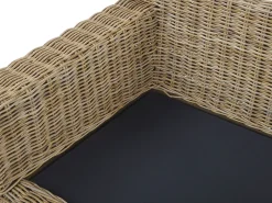 Beliani Ulkosohvasetti Rottinkinen Vaalea Ardea Cheap