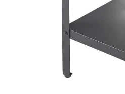 Beliani Ulkotiskiallas Teras 2 Hyllya Musta Vilama Flash Sale