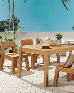 Beliani Vaalea Akaasiapuinen Puutarhatuoli 4 Kpl Livorno Store