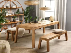 Beliani Vaalea Akaasiapuinen Puutarhapenkki 160 Cm Livorno Cheap