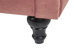 Beliani Vaaleanpunainen Samettiverhoiltu Sohvaryhma Chesterfield Discount