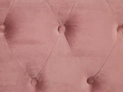 Beliani Vaaleanpunainen Samettiverhoiltu Sohvaryhma Chesterfield Discount