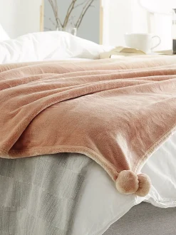 Beliani Vaaleanruskea Huopa 200X220Cm Terke Ii Store