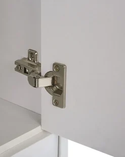 Beliani Vaatekaappi 2 Ovea 2 Laatikkoa Valkoinen Bremen Cheap