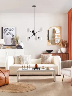 Beliani Valkoinen 3-Istuttava Samettisohva Veltada Discount