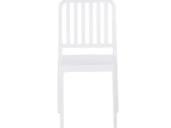 Beliani Valkoinen 4-Istuttava Ulkoruokailuryhma Sersale Fashion