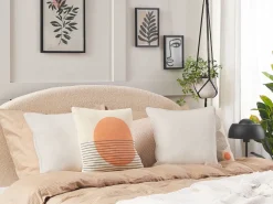 Beliani Valkoinen Koristetyyny Setti 2 Kpl 45 X 45 Cm Heliotrope Cheap