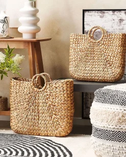 Beliani Vesihyasinttikori Luonnonvari 2 Kpl Pompano Best Sale