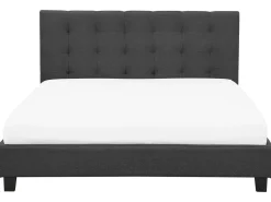 Beliani Vesisanky Kangas Tummanharmaa 180 X 200 Cm La Rochelle Fashion