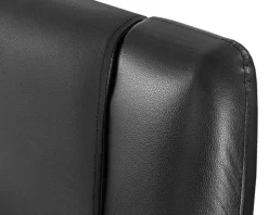 Beliani Vesisanky Nahka Musta 180 X 200 Cm Avignon Discount