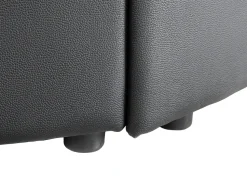 Beliani Vesisanky Nahka Pyorea Musta 180 X 200 Cm Laval Store